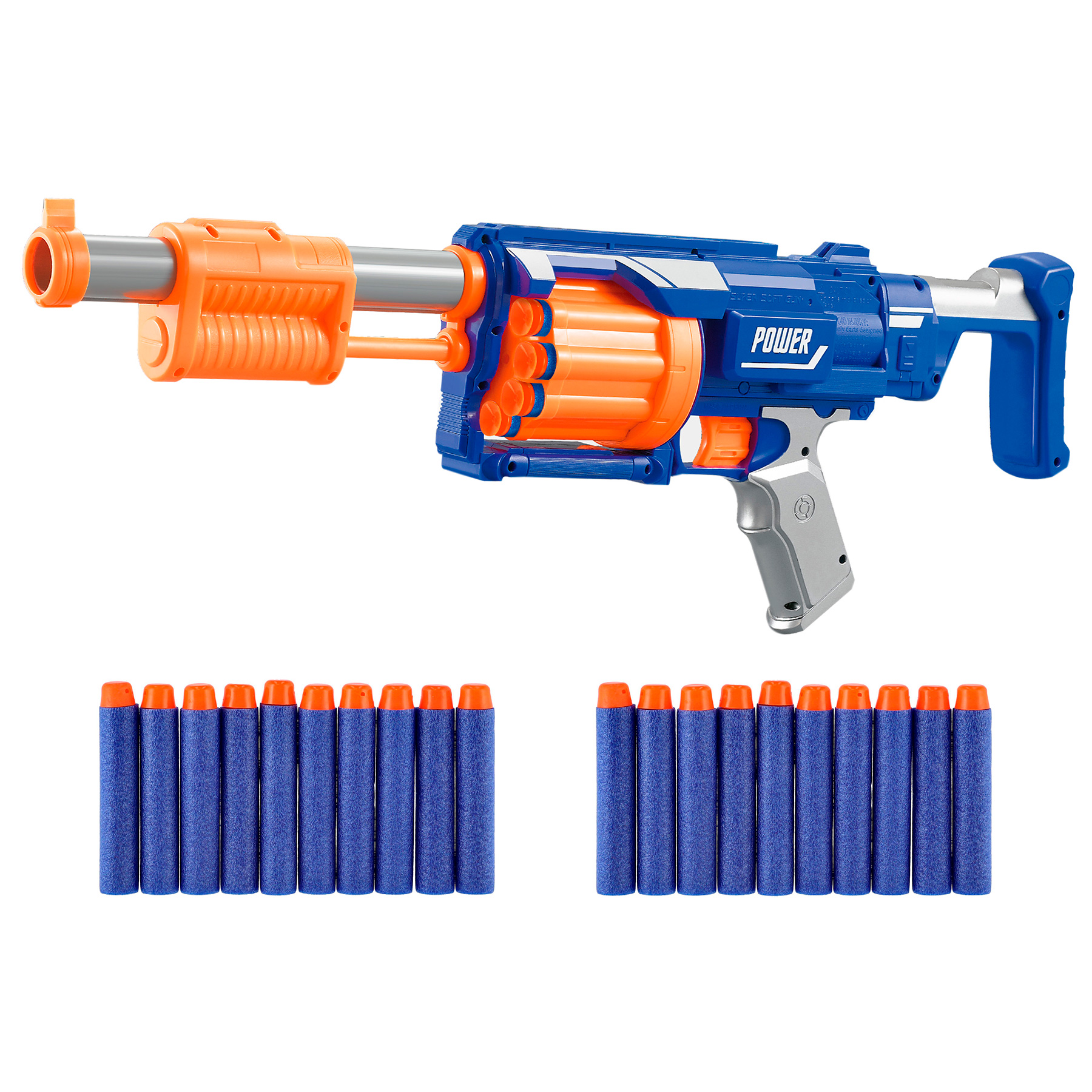 Ametralladora Lanza Dardos Automática Eléctrica con Tambor