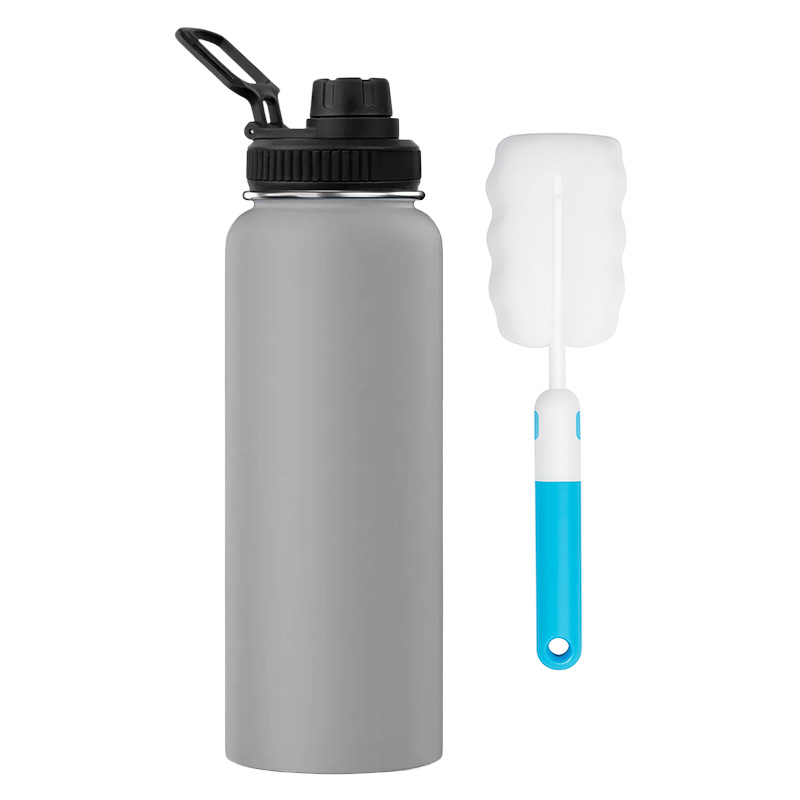 Botellas De Agua De Acero 350/500/750/1000ml Frasco De Vacío De Doble Pared Con Aislamiento