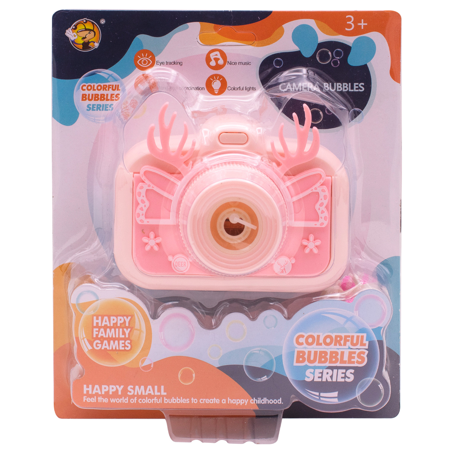 Cámara De Burbujas Automática Con Luces Y Música – Juguete Portátil Para Exteriores – Generación Rápida De Burbujas Sin Soplar – Regalo Para Cumpleaños, Día Del Niño Y Celebraciones Infantiles