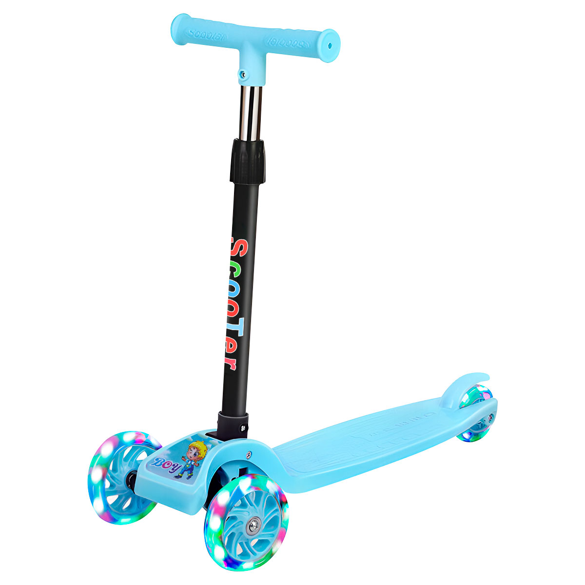 Con Luces Monopatin De Ruedas Para NiÃ±os Monopatin Scooter Ruedas