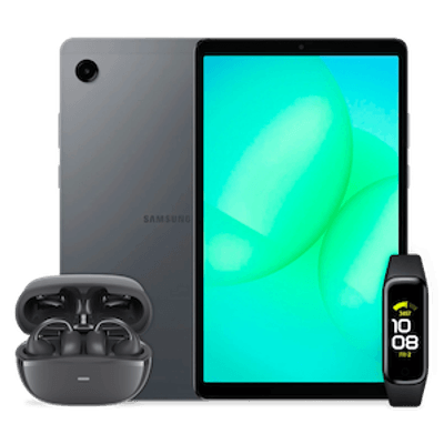 Tablet Samsung A11 4/64 GB + Banda Samsung Fit 2 + Auriculares Havit OWS916