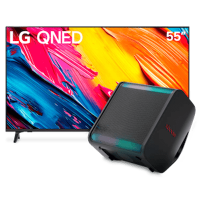 Smart TV LG 55" 4K + Parlante LG XBOOM Stage 301