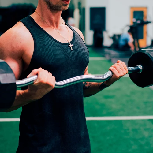 Biceps Con Ejercicios Barra W Ejercicios Biceps Curl Con Barra W