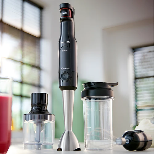 Mixer PHLIPS ProMix HR2626/80 Inox 600W Tecnología SpeedTouch + Accesorios, oferta LOi.