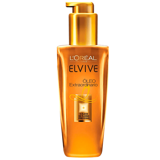 Óleo Extraordinario de L´Oreal tiene una textura mágica, enriquecida con aceites y filtro UV para lograr una nutrición profunda y ligera, brillo satinado y mayor docilidad.