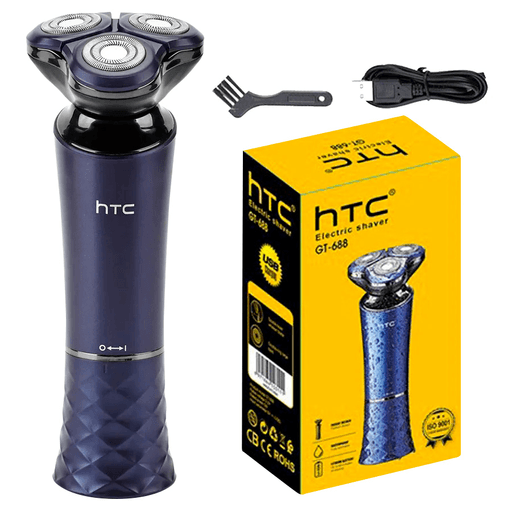 La Afeitadora HTC inalámbrica es la aliada perfecta para lograr un afeitado preciso y cómodo en todo momento. Con cuchillas de acero inoxidable de la más alta calidad ComfortCut, garantiza un afeitado suave y sin irritaciones. Además, su diseño ergonómico y sus cabezales giratorios 360º permiten llegar a todas las zonas del rostro con facilidad. Gracias a su batería recargable de litio y su carga rápida, ofrece una autonomía de hasta 70 minutos de uso continuo. Además, cuenta con protección IPX7 a prueba de agua que la vuelve perfecta para uso en seco o húmedo e incluso se puede limpiar fácilmente bajo el agua.