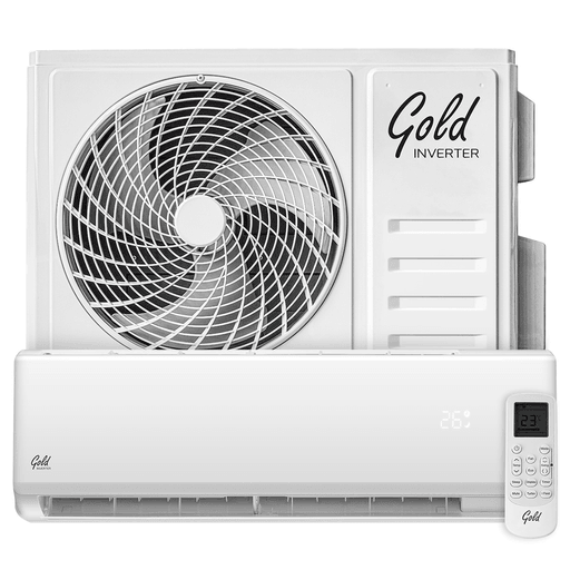 El Aire Acondicionado Gold de 12000BTU con tecnología Inverter ofrece un equilibrio ideal entre potencia, eficiencia y confort para climatizar ambientes de forma rápida y uniforme. Su función frío/calor permite disfrutar de una temperatura agradable durante todo el año, mientras que la tecnología Inverter optimiza el consumo energético y ayuda a mantener un funcionamiento más silencioso y estable. Cuenta con control remoto para un manejo práctico, función de deshumidificación para mejorar el confort del ambiente y refrigerante R32, que contribuye a un rendimiento más eficiente. Es una excelente opción para espacios de entre 15 y 23m², combinando comodidad, ahorro y rendimiento en un solo equipo.
