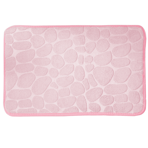 Esta alfombra rectangular con diseño de piedra de 40x60cm es un complemento perfecto para cualquier espacio de tu hogar. Confeccionada en poliéster, es suave al tacto y cuenta con una base antideslizante que brinda mayor seguridad. Además, su diseño de piedra le confiere un toque moderno y elegante, ideal para baños, living, salas de estar, balcones, entre otros espacios. Es muy fácil de limpiar y mantener, lo que la hace la opción perfecta para añadir un toque de estilo a tu hogar.