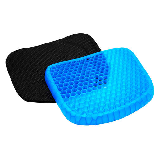 Este almohadón es la solución perfecta para mantener frescura y comodidad durante largos periodos de tiempo. Fabricado en gel viscoelástico con un diseño de panal de abeja, es ideal para aliviar dolores de espalda baja, ciática y problemas pélvicos ocasionados por estar sentado por largos periodos de tiempo. Además, cuenta con una práctica funda lavable y se adapta a cualquier tipo de silla en tu hogar, automóvil o incluso te permite llevarlo contigo a eventos al aire libre.