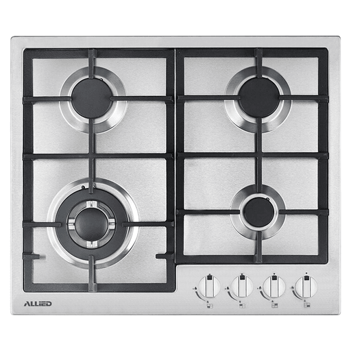 Este anafe Allied de acero inoxidable combina resistencia, diseño moderno y un desempeño de cocina superior. Equipado con 4 hornallas, ofrece la potencia ideal para cualquier preparación: un quemador auxiliar de 1kW para cocciones suaves, dos quemadores semirrápidos de 1,75kW para el uso diario y un quemador triple de 3,5kW que brinda un calor intenso y uniforme, perfecto para recetas que requieren máxima potencia. Su encendido eléctrico integrado aporta comodidad y rapidez en cada uso. Además, viene preinstalado para GLP, e incluye inyector de gas natural opcional, adaptándose fácilmente a distintas instalaciones. Una opción duradera, eficiente y lista para elevar la experiencia en tu cocina.