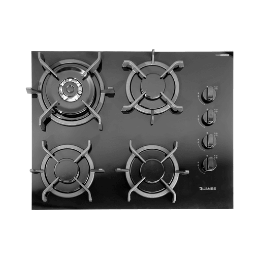 Este anafe a gas James combina un diseño moderno con materiales de alta calidad para ofrecer una experiencia de cocina cómoda, segura y eficiente. Incorpora parrillas individuales de hierro fundido, que brindan mayor estabilidad y una durabilidad superior incluso con uso intensivo. Cuenta con cuatro hornallas, entre ellas una doble corona que proporciona una potencia adicional ideal para hervir, saltear o cocinar a fuego fuerte. Además, su encendido electrónico integrado en las perillas permite una activación rápida y sencilla, aportando practicidad a tu rutina diaria.