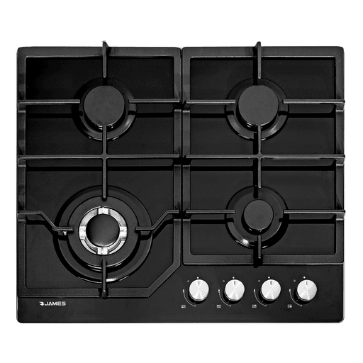 Elegante y potente, este anafe de vidrio negro combina diseño moderno con desempeño profesional. Su formato de empotrar se integra perfectamente a cualquier cocina, mientras que sus 4 hornallas aptas para Supergás y Gas Natural ofrecen versatilidad total. Incorpora parrillas de hierro fundido de alta resistencia y un quemador ultra rápido de triple corona ideal para cocciones intensas. El encendido electrónico integrado en las perillas metálicas brinda comodidad inmediata, acompañado por termo­cupla de seguridad para un uso confiable en todo momento. Una opción sofisticada, duradera y pensada para quienes disfrutan cocinar con estilo.