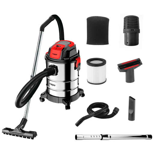 Esta Aspiradora Industrial NAPPO es el equipo de limpieza perfecto para cualquier empresa o industria que requiera una potente y eficiente eliminación de polvo y líquidos. Con su doble sistema de filtrado, seco y húmedo, garantiza una limpieza profunda y sin restos. Posee una función de soplado, que permite eliminar fácilmente la suciedad acumulada en lugares de difícil acceso. Cuenta con una capacidad de 20 litros, por lo que es perfecta para limpiar grandes áreas sin interrupciones constantes para vaciar el depósito. Además, gracias a su potencia de 1300W y un vacío de más de 16KPa, puede eliminar cualquier tipo de suciedad de forma rápida y eficiente.