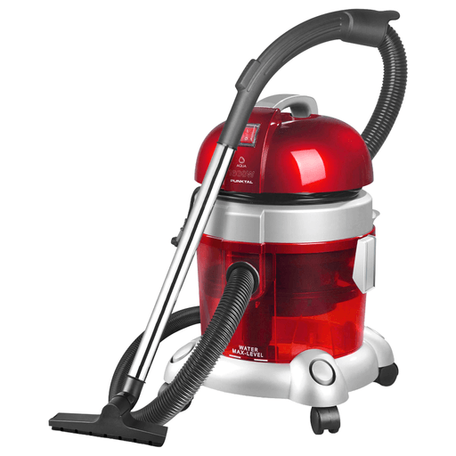 Esta aspiradora PUNKTAL AQUA ofrece un rendimiento potente gracias a sus 1600W, permitiendo aspirar tanto en modo húmedo como seco con un tanque de 8L. Su diseño sin bolsa facilita el mantenimiento, mientras que la manguera flexible, los 2 tubos prolongadores y el indicador de llenado de agua aportan mayor comodidad durante el uso. Cuenta además con cable retráctil de 5m, asa para transporte y ruedas que permiten un desplazamiento fácil y práctico en cualquier superficie.