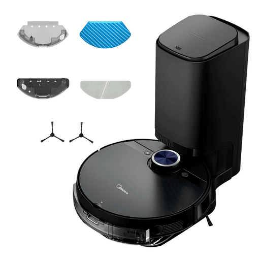La Aspiradora y Trapeadora Robot Midea es un electrodoméstico inteligente y versátil que cuenta con una potencia de succión de 4000Pa y una capacidad de 450ml. Su batería de 5200mAh garantiza un rendimiento duradero, además posee 4 velocidades ajustables y sistema antichoque para evitar daños en los muebles y objetos de la casa. Gracias a que tiene una bolsa de polvo de 2.5L no tendrás que vaciarla con tanta frecuencia, además su control es por voz y app permitiéndote programar y supervisar la limpieza desde cualquier lugar.