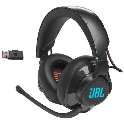 Los JBL Quantum 610 Wireless están diseñados para ofrecer una experiencia de juego inmersiva con un sonido preciso y de alto rendimiento. Incorporan JBL QuantumSURROUND™, JBL QuantumSOUND Signature con drivers de 50 mm y conexión inalámbrica 2.4 GHz de baja latencia, para que disfrutes de un audio envolvente y estable en cada partida. Además, cuentan con más de 40 horas de autonomía, posibilidad de jugar mientras se cargan, un micrófono direccional rebatible con silenciado automático, cómodas almohadillas de espuma viscoelástica y compatibilidad con PC, PlayStation, Nintendo Switch, Xbox y las principales plataformas de chat, brindando la combinación ideal de rendimiento, confort y comunicación.