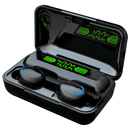 Estos auriculares F93 inalámbricos son la opción perfecta para disfrutar de tu música favorita en cualquier lugar. Con sonido Super Bass y control táctil, podrás disfrutar de una experiencia auditiva inigualable. Su batería de 50mAh en cada auricular y batería de 1200mAh en el estuche cargador, ofrecen una autonomía de hasta 4 horas con una carga completa. Además, cuentan con micrófono integrado y cable de carga micro USB.