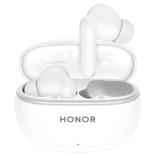 Disfrutá de una experiencia de audio superior con los HONOR X10 Lite, diseñados para ofrecer comodidad, estilo y un sonido excepcional. Sus controladores dinámicos de 12,4mm brindan un audio potente y detallado, mientras que la cancelación activa de ruido de hasta 42dB y la reducción de ruido en llamadas permiten escuchar y hablar con total claridad en cualquier entorno. Ofrecen hasta 45 horas de autonomía con el estuche de carga y carga rápida para seguir disfrutando de tu música sin interrupciones. Además, cuentan con emparejamiento inteligente, controles táctiles, resistencia IP54 al polvo y al agua. Cuenta con sonido envolvente con graves mejorados y funciones inteligentes como traducción con IA y localización de los auriculares mediante la app, para una experiencia completa en todo momento.
