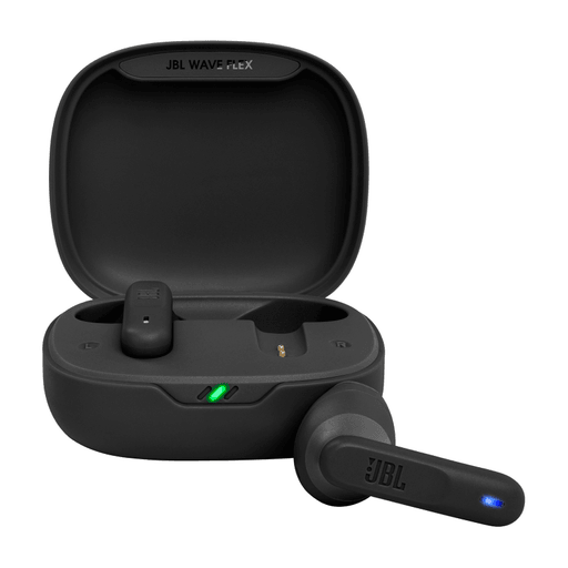 Los auriculares JBL Wave Flex con sonido Deep Bass te ofrecen una experiencia de audio excepcional. Gracias a sus drivers de 12mm y la tecnología JBL Deep Bass, podés disfrutar de bajos profundos y un sonido nítido. Están diseñados para brindarte comodidad y seguridad, con un ajuste ergonómico y un cierre automático que se adapta perfectamente a tus oídos. Cuenta además con una autonomía de hasta 32 horas, tecnología Smart Ambient y Voice Aware, control táctil, resistencia al agua y al polvo.