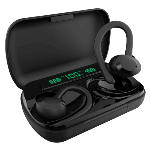 Los auriculares deportivos Kolke combinan comodidad, autonomía y practicidad para acompañarte en cada entrenamiento. Ofrecen hasta 4 horas de reproducción por carga y se complementan con un estuche con batería de 1200mAh que te ofrece una autonomía de hasta 4 horas o hasta 100 días en standby. Su base incorpora una pantalla LED que muestra el nivel de batería de cada auricular y del estuche, mientras que el control táctil y el micrófono integrado facilitan el manejo de música y llamadas. Con conexión inalámbrica Bluetooth 5.3, alcance de hasta 10 metros y carga completa en solo 1,5 horas, brindan una experiencia estable y sin cables para que te muevas con total libertad.