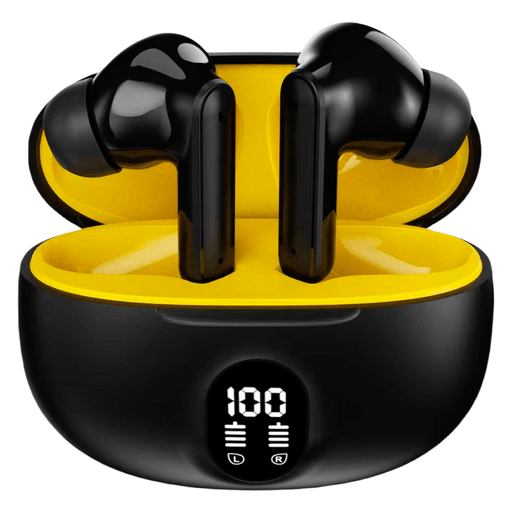 Estos auriculares Kolke son el complemento perfecto para disfrutar de tu música favorita en cualquier momento y lugar. Con función ANC y ENC, efecto de cancelación activa de ruido de 25dB y Bluetooth 5.3, te sumergirás en un sonido de alta calidad sin interrupciones. Además, cuenta con pantalla LED, indicador de batería y control táctil para que puedas disfrutar de horas de tu música preferida sin interrupciones.