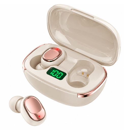 Disfrutá de tu música con total libertad con estos Auriculares Inalámbricos, equipados con conexión Bluetooth y un alcance de hasta 10 metros. Ofrecen hasta 3 horas de autonomía e incorporan una práctica pantalla LED con indicador de batería, para conocer fácilmente el nivel de carga. Además, cuentan con micrófono integrado y resistencia a salpicaduras IPX4, ideales para acompañarte en el día a día.