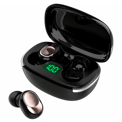 Disfrutá de tu música con total libertad con estos Auriculares Inalámbricos, equipados con conexión Bluetooth y un alcance de hasta 10 metros. Ofrecen hasta 3 horas de autonomía e incorporan una práctica pantalla LED con indicador de batería, para conocer fácilmente el nivel de carga. Además, cuentan con micrófono integrado y resistencia a salpicaduras IPX4, ideales para acompañarte en el día a día.