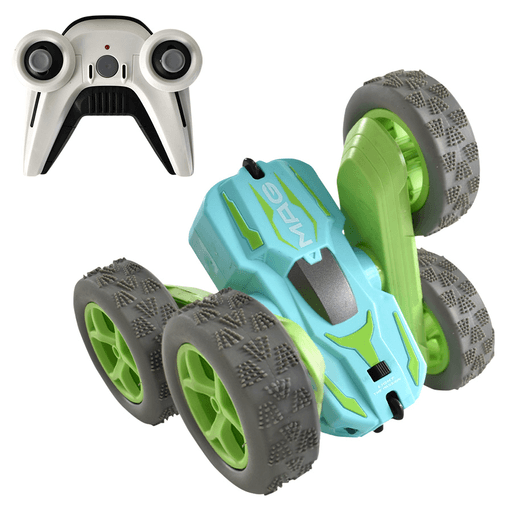 Este auto acrobático es la opción perfecta para niños de más de 6 años. Con una capacidad de giro de 360º, te permitirá realizar emocionantes trucos en cualquier dirección. Además, cuenta con luces e incluye un práctico control remoto para manejarlo fácilmente.
