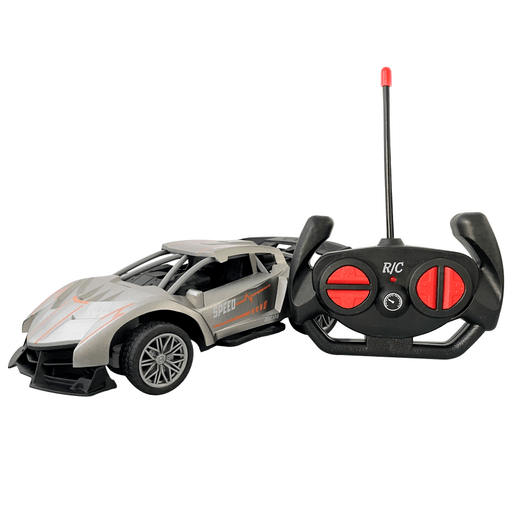 ¡Preparate para la emoción de las carreras con este increíble juguete! Este auto de carreras con control remoto es seguro y duradero, además de estar fabricado con materiales de calidad que lo hacen resistente a impactos y rozaduras. Con un tamaño perfecto para niños mayores de 3 años, es ideal como primer auto de control remoto. Su rendimiento superior lo hace apto para suelos de cemento, madera dura y asfalto.