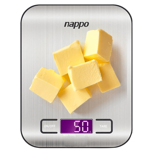 Esta balanza de cocina NAPPO es tu mejor aliada para preparar recetas exactas y deliciosas. Adopta un sistema de sensor de alta precisión con un valor de precisión de 1 gramo, que puede garantizar un pesaje exacto. La pantalla LCD de alta definición muestra números vívidos, pudiendo variar entre unidades de peso con una sola tecla. Es adecuada para la medición de múltiples materiales lo que la hace perfecta para cocineros y familias.