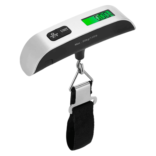 Práctica y funcional, esta balanza portátil es ideal para viajes, compras o envíos. Cuenta con una pantalla LCD con retroiluminación para fácil lectura, incluso con poca luz. Su diseño ergonómico en forma de “T” brinda un agarre cómodo, mientras que el gancho de acero y la correa resistente aseguran un uso duradero. Con una capacidad máxima de 50kg, incluye función tara y ofrece mediciones precisas gracias a su sensor de alta sensibilidad. Compacta, liviana y fácil de llevar contigo vayas donde vayas.