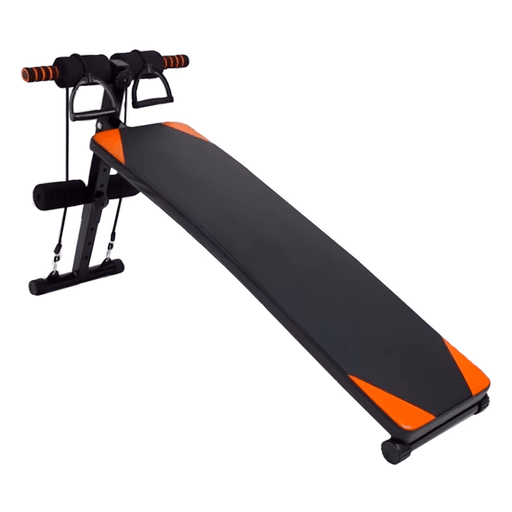 Este banco para ejercicios es el aliado perfecto para tus entrenamientos. Soporta hasta 100kg y esta fabricado con materiales de alta calidad. Es ideal para fortalecer tus abdominales, además gracias a que su altura se puede ajustar, podrás disfrutar de un entrenamiento cómodo y seguro.