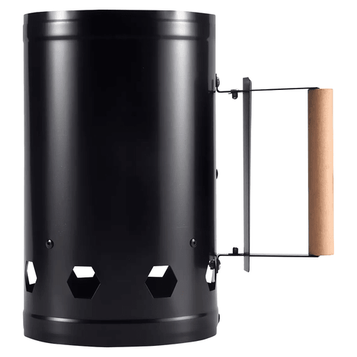 Este barril es un práctico artefacto diseñado para encender carbón de manera rápida y eficiente, ideal para parrillas, barbacoas y hornos de leña. Cuenta con un mango de madera natural ergonómico y aislante térmico, que protege las manos del calor y facilita su manejo. Su placa de aislamiento térmico engrosada evita eficazmente el traspaso de calor del cuerpo del barril, brindando mayor seguridad. Además, está diseñado con una entrada de aire de seis bordes, lo que garantiza un flujo óptimo de oxígeno para una combustión eficiente del carbón. Es una herramienta confiable y duradera para quienes disfrutan de asados y cocción al aire libre.