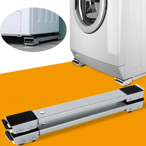 Esta Base para Electrodomésticos Doble es ideal para mover electrodomésticos grandes de forma sencilla y eficiente. Esta práctica y versátil base cuenta con dos unidades, lo que permite distribuir el peso de manera equitativa y garantizar una mayor estabilidad. Su longitud ajustable de 40-69cm se adapta a diferentes tamaños de electrodomésticos, lo cual lo hace ideal tanto para heladeras, congeladores, lavarropas, secadoras y otros electrodomésticos de gran tamaño. Además, cuenta con ruedas que facilitan su movilidad, lo que lo convierte en una opción conveniente para trasladar tus electrodomésticos sin esfuerzo.