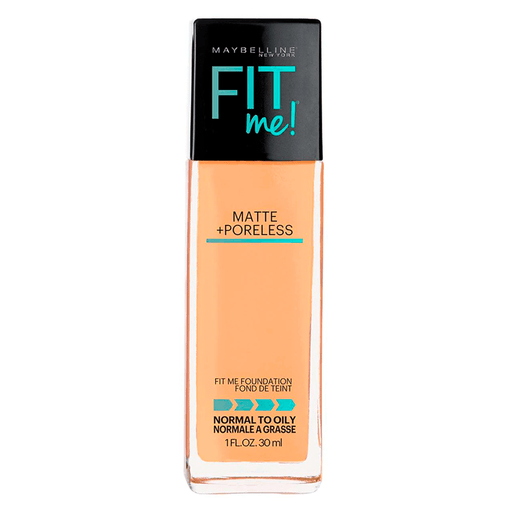 La base Fit Me® Matte + Poreless matifica la piel y refina los poros para un acabado naturalmente hermoso e impecable. Ideal para la piel normal a grasa, nuestra exclusiva fórmula con micropolvos controla la grasa y difumina los poros para un acabado natural e impecable.