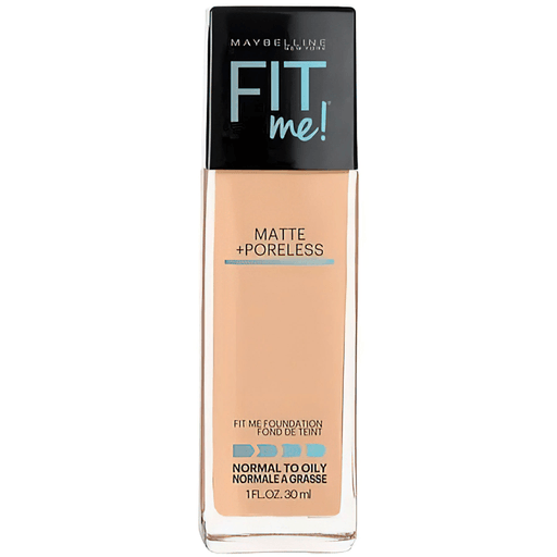 La base Fit Me® Matte + Poreless matifica la piel y refina los poros para un acabado naturalmente hermoso e impecable. Se recomienda tanto para piel normal como grasa.