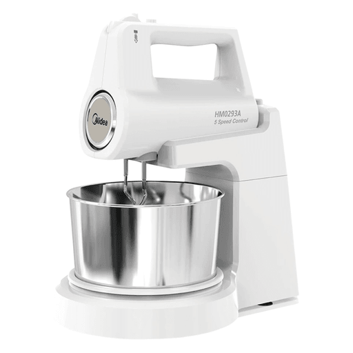 La batidora de mano Midea es el aliado perfecto en tu cocina. Con una potencia de 400W, 1200RPM y 5 velocidades, te permite preparar tus recetas favoritas de manera rápida y sencilla. Además, cuenta con función turbo para obtener resultados aún más rápidos. Incluye 2 batidores de alambre, cable de 1.27m y sus accesorios son aptos para lavavajillas. 