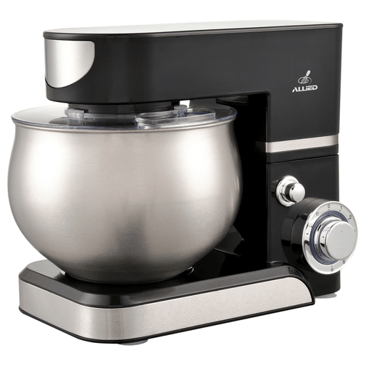 Probá nuevas recetas y disfrutá de cocinar tus favoritas con la ayuda de esta batidora planetaria Allied. Cuenta con bowl de acero inoxidable de 5 Litros, accesorios para amasar, mezclar y batir y tapa antisalpicaduras. Podrás elegir entre 6 velocidad y función pulse y su movimiento planetario asegura la mezcla uniforme de todos los ingredientes.