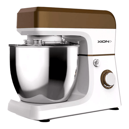 Con la batidora Planetaria Xion Profesional vas a poder preparar deliciosos pasteles, tortas, panes y todo lo que se te ocurra. Con una potencia de 1400W, bowl de acero inoxidable de 6.5L, 6 velocidades y accesorios intercambiables para que tus creaciones sean variadas en cualquier ocasión.