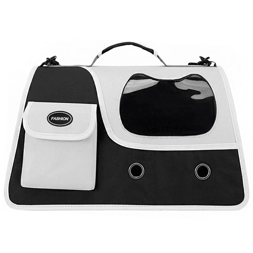 Este bolso transportador para gatos es la combinación perfecta de estilo, funcionalidad y comodidad. Diseñado pensando en la tranquilidad y bienestar de tu mascota, cuenta con laterales de malla transpirables y un visor frontal transparente que reduce el estrés durante los viajes. Su diseño portátil permite llevarlo cómodamente en la mano o al hombro, mientras que su interior espacioso garantiza el confort del gato en todo momento. Además, su gran apertura lateral facilita el acceso, y su estructura liviana hace que cada salida sea práctica y libre de complicaciones. Cuando no lo uses, simplemente plegalo para guardarlo sin ocupar espacio.