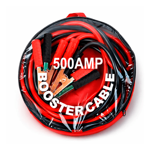 Este cable para puente de 500AMP es ideal para arrancar vehículos de forma rápida y segura en situaciones de batería descargada. Su conductor de cobre garantiza una excelente conductividad y transferencia de energía, brindando un arranque más eficiente tanto en autos como camionetas. Posee mangos recubiertos en PVC, pensados para un agarre firme y mayor protección durante el uso. Además, viene con bolso de transporte, perfecto para guardarlo y llevarlo cómodamente en el baúl, manteniéndolo siempre a mano para cualquier emergencia.