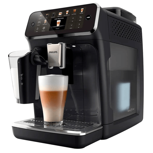 La cafetera automática Philips Espresso transforma cada momento en una experiencia premium con hasta 20 bebidas calientes y frías, desde espresso y cappuccino hasta cafés helados con el mismo sabor intenso y equilibrado. Su innovador sistema de leche LatteGo crea una espuma suave y cremosa con solo tocar un botón, incluso utilizando bebidas vegetales, mientras que la función QuickStart permite preparar café al instante sin tiempos de espera. Equipada con un resistente molinillo cerámico de 12 niveles de molienda y el sistema Aroma Extract, garantiza la temperatura, aroma y cremosidad perfectos en cada taza. Además, incorpora función de shot extra para un sabor más intenso, filtro AquaClean que permite preparar hasta 5000 tazas sin descalcificar, tecnología SilentBrew para una experiencia mucho más silenciosa y ajustes Eco que optimizan el consumo de agua y energía. Su pantalla intuitiva permite personalizar y guardar bebidas en hasta cuatro perfiles de usuario, y gracias a la app HomeID podrás descubrir nuevas recetas y aprovechar al máximo todas las funciones de tu cafetera.