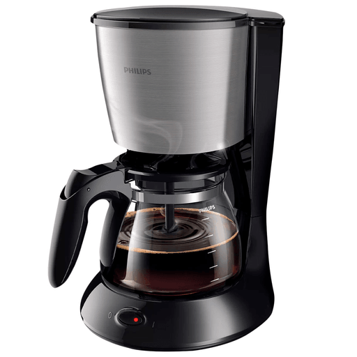 Disfrutá el aroma y el sabor del café recién hecho con esta confiable cafetera Philips de 1080W y 1,2L de capacidad. Su función Espiral Aroma remueve y hace circular el café dentro de la jarra, garantizando un sabor uniforme en cada taza. Con apagado automático a los 30 minutos, ofrece mayor seguridad y eficiencia energética, mientras que su sistema antigoteo permite servir una taza en cualquier momento, incluso antes de que termine la preparación. Además, incluye indicador de nivel de agua, luz LED de encendido y piezas aptas para lavavajillas, facilitando su uso y limpieza diaria.