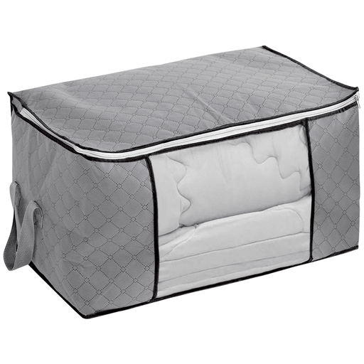 Por tema de espacio o tiempo, a veces es difícil mantener nuestra ropa organizada y guardada, pero con esta caja organizadora con visor DecoTeam ya no será un problema. Su espacioso diseño realizado en tela transpirable te garantiza mantener tus prendas, ropa de cama, etc. alejadas de la humedad y el polvo. Su visor transparente en el frente te ayuda a encontrar lo que necesites de forma rápida y sin tener que abrirlo.