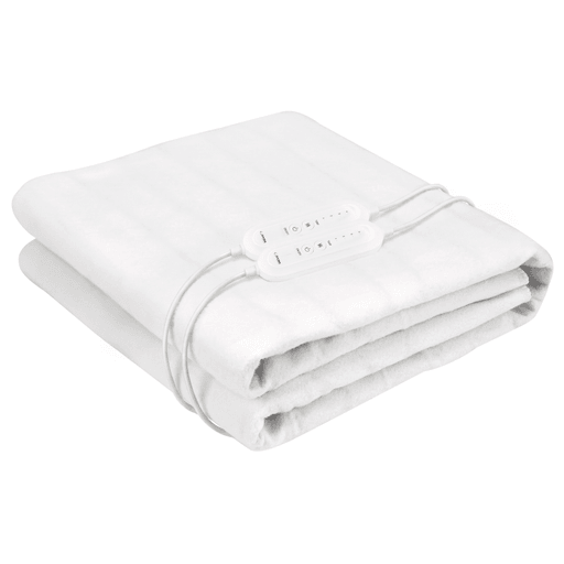 Disfrutá de un descanso cálido y confortable en pareja con el calienta camas GAMA para 2 plazas. Diseñado para brindar máximo confort y practicidad, cuenta con 4 niveles de temperatura que se adaptan a tus preferencias, permitiendo regular el calor de manera precisa en cada lado de la cama. Incorpora 2 controladores independientes con indicador LED, ideales para que cada persona ajuste la temperatura según su necesidad. Fabricado en poliéster suave y resistente, ofrece una sensación agradable al contacto y es 100% lavable, facilitando su mantenimiento. Además, su sistema de calentamiento rápido permite alcanzar la temperatura deseada en pocos minutos, mientras que el apagado automático brinda mayor seguridad durante el uso.