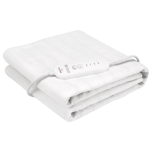 Disfrutá de un descanso cálido y confortable durante las noches más frías con el calienta camas GAMA. Diseñado para brindar comodidad y seguridad, cuenta con 4 niveles de temperatura que se adaptan a tus preferencias, permitiéndote regular el calor de forma precisa. Fabricado en poliéster suave y resistente, ofrece una agradable sensación al contacto y es completamente lavable, facilitando su mantenimiento. Su sistema de calentamiento rápido garantiza una temperatura ideal en pocos minutos, mientras que su función de apagado automático brinda mayor tranquilidad durante el uso.