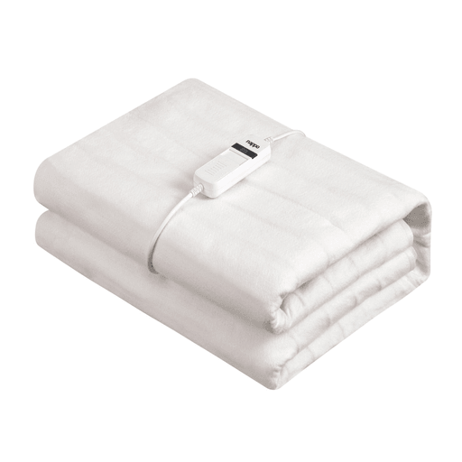 Disfrutá del máximo confort en las noches frías con el calienta camas NAPPO de 1 plaza. Equipado con un visor digital intuitivo, que permite seleccionar entre 3 niveles de temperatura para un descanso a medida. Su sistema de correas elásticas asegura una perfecta sujeción al colchón, garantizando comodidad y seguridad. Con una potencia de 60W y protección contra sobrecalentamiento, combina eficiencia energética y tranquilidad para un descanso seguro.