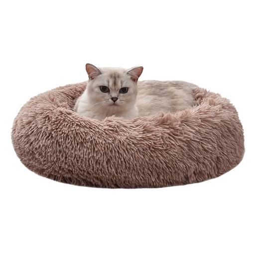 Regalale a tu mascota un lugar suave y cómodo para dormir con esta cama nido. Se encuentra fabricada con materiales de gran calidad y cuenta con un relleno sumamente confortable y lados especiales para adaptarse a la posición favorita de tu mejor amigo. Gracias a su tejido afelpado es perfecta para brindar protección y comodidad e incluso tiene una base antideslizante e impermeable que la mantendrá en la misma posición y alejada de la humedad. Además, es fácil de lavar, no retiene olores y es ideal para toda clase de mascotas pequeñas.