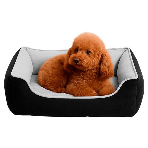 Esta cama para mascotas de forma rectangular está diseñada para brindar la máxima comodidad gracias a su almohadón reversible, textura suave y esponjosa. Fabricada con materiales de alta calidad y 100% poliéster, ofrece un espacio confortable y duradero para el descanso de tu perro o gato. Su base antideslizante garantiza estabilidad, mientras que su estructura lavable y de fácil almacenamiento la convierte en una opción práctica y funcional para el hogar. Ideal para quienes buscan combinar bienestar, higiene y comodidad en un solo producto.