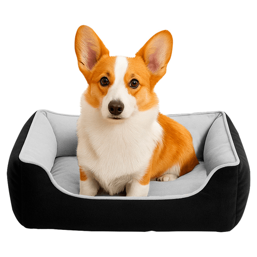 Esta cama para mascotas de forma rectangular está diseñada para brindar la máxima comodidad gracias a su almohadón reversible, textura suave y esponjosa. Fabricada con materiales de alta calidad y 100% poliéster, ofrece un espacio confortable y duradero para el descanso de tu perro o gato. Su base antideslizante garantiza estabilidad, mientras que su estructura lavable y de fácil almacenamiento la convierte en una opción práctica y funcional para el hogar. Ideal para quienes buscan combinar bienestar, higiene y comodidad en un solo producto.